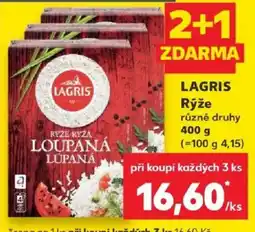 Kaufland Lagris rýže loupaná lúpaná nabídka