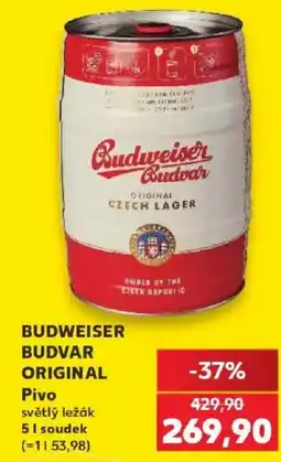 Kaufland Budweiser Budvar Original nabídka