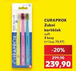 Kaufland Curaprox zubní kartáček soft nabídka