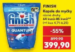 Kaufland Finish kapsle do myčky nabídka