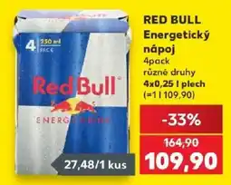 Kaufland Red Bull Energetický nápoj nabídka