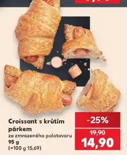Kaufland Croissant s krůtím párkem nabídka