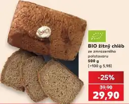 Kaufland BIO žitný chléb nabídka