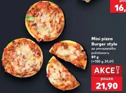 Kaufland Mini pizza Burger style nabídka