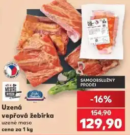 Kaufland Mistři uzená vepřová žebírka nabídka