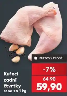 Kaufland Kuřecí zadní čtvrtky nabídka