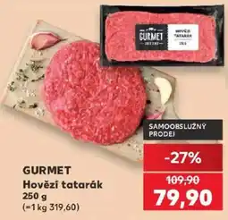 Kaufland Gourmet hovězí tatarák nabídka