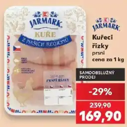 Kaufland Jarmark kuřecí řízky prsní nabídka