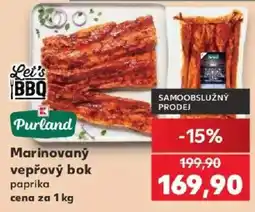 Kaufland Purland marinovaný vepřový bok paprika nabídka