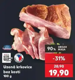 Kaufland Česká Hluboká Uzená krkovice bez kosti nabídka