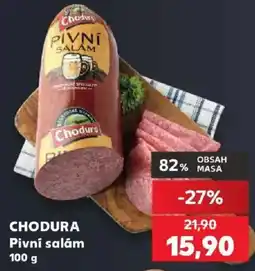 Kaufland Chodura pivní salám nabídka