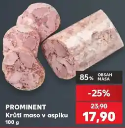 Kaufland Prominent krůtí maso v aspiku nabídka