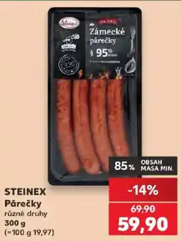 Kaufland Steinex párečky nabídka