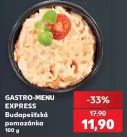 Kaufland Gastro-menu express budapešťská pomazánka nabídka