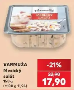 Kaufland Varmuža Mexický salát nabídka