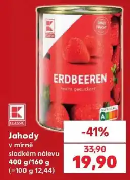 Kaufland K Classic jahody nabídka