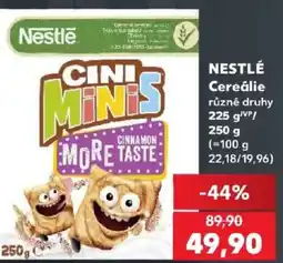 Kaufland Nestlé Cini Minis Cinnamon More Taste nabídka