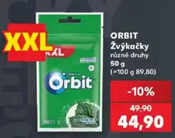 Kaufland Orbit žvýkačky nabídka