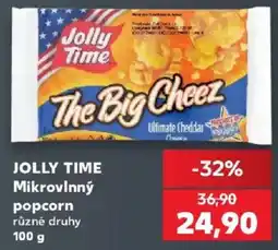 Kaufland Jolly Time Mikrovlnný popcorn různé druhy nabídka