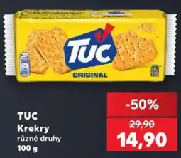 Kaufland Tuc krekry různé druhy nabídka