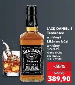 Kaufland Jack Daniel's tennessee whiskey nabídka