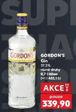 Kaufland Gordon's Gin nabídka