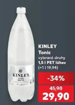 Kaufland Kinley tonic nabídka