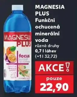 Kaufland Magnesia plus funkční ochucená minerální voda nabídka
