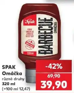 Kaufland Spak omáčka nabídka