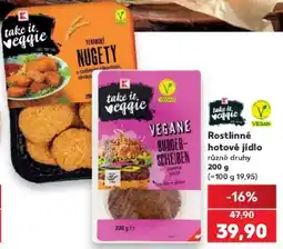 Kaufland Rostlinné hotové jídlo nabídka