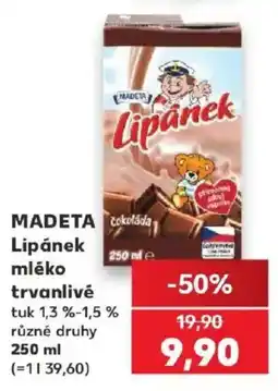 Kaufland Madeta lipánek mléko trvanlivé nabídka