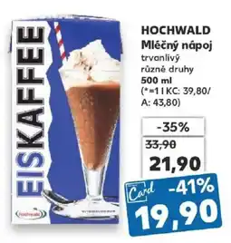 Kaufland Eiskaffee nabídka
