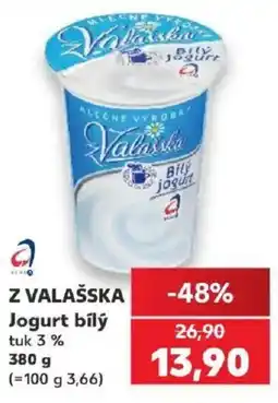 Kaufland Z Valašska Jogurt bílý nabídka