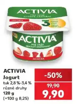 Kaufland Activia jogurt nabídka