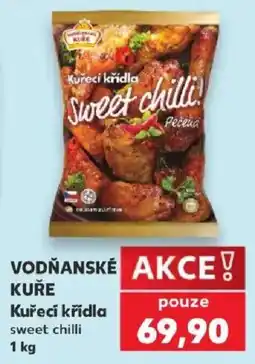 Kaufland Vodňanské kuře kuřecí křídla sweet chilli nabídka
