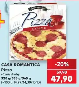 Kaufland Casa romantica pizza salame nabídka