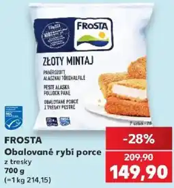 Kaufland Frosta obalované rybí porce z tresky nabídka