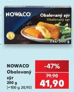 Kaufland Nowaco obalovaný sýr nabídka