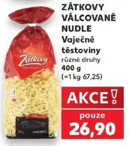 Kaufland Zátkovy vajecne těstoviny nabídka