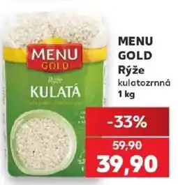 Kaufland Menu gold rýže kulatoznrná nabídka