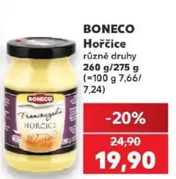 Kaufland Boneco hořčice nabídka