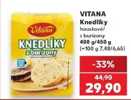 Kaufland Vitana knedlíky houskové s burizony nabídka