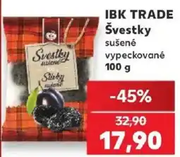 Kaufland Ibk trade švestky sušené vypečované nabídka