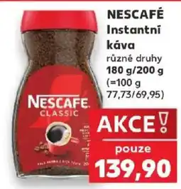 Kaufland Nescafe instantni kava nabídka