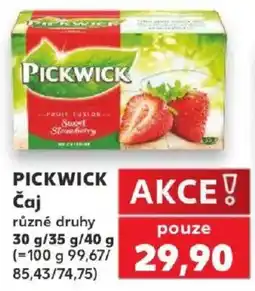 Kaufland Pickwick čaj různé druhy nabídka