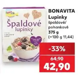 Kaufland Bonavita špaldové lupínky nabídka