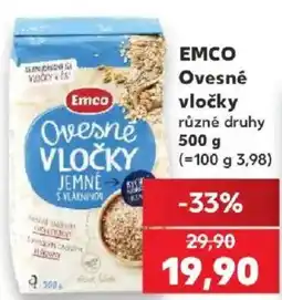 Kaufland Emco ovesné vločky nabídka