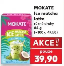 Kaufland Mokate ice matcha latte nabídka