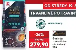 Kaufland K Gold Edition Barista Espresso nabídka
