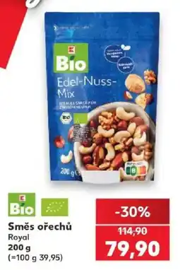 Kaufland K Bio Směs ořechů Royal nabídka